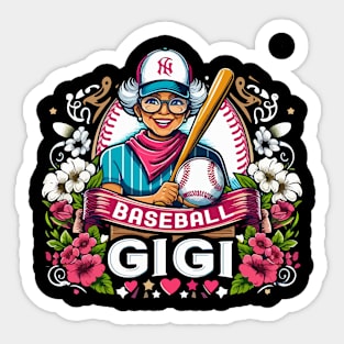 Baseball Gigi Women Ballpark Gigi Baseball Mom Sticker